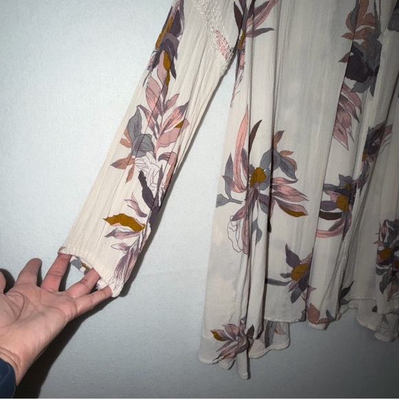Free People Orchid Print Swing Tunic - Picture 5 of 9